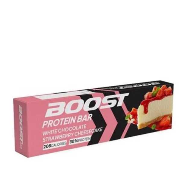 Boost Protein Bar White Chocolate Strawberry Cheesecake 60Gram