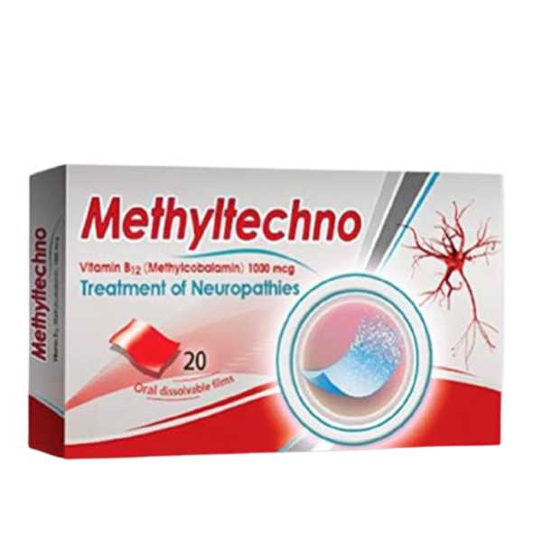 Methyltechno (Vitamin B12 1000mcg) 20 Oral Dissolving Films