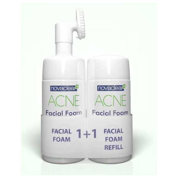 Novaclear Acne Facial Foam 100ML + Refill 100ML