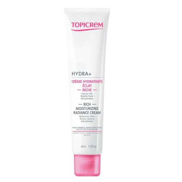 Topicrem Hydra+ Rich Moisturizing Radiance Cream 40Ml