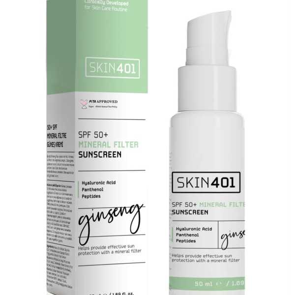 Skin401 Spf50% Mineral Filter Sunscreen 50Ml