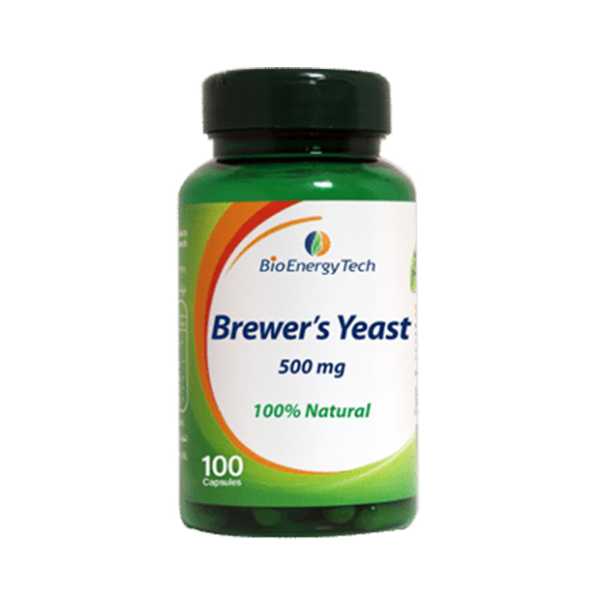 Bio Energy Tech Brewers Yeast 500Mg 100 Capsule