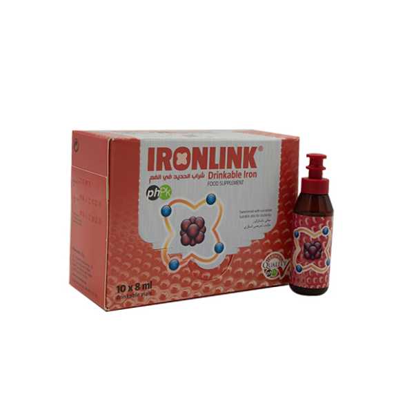 Iron Link, Adult Drinkable Iron 10 Ampules
