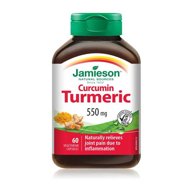 Jamieson Curcumin Turmeric 550Mg, 60 Capsule