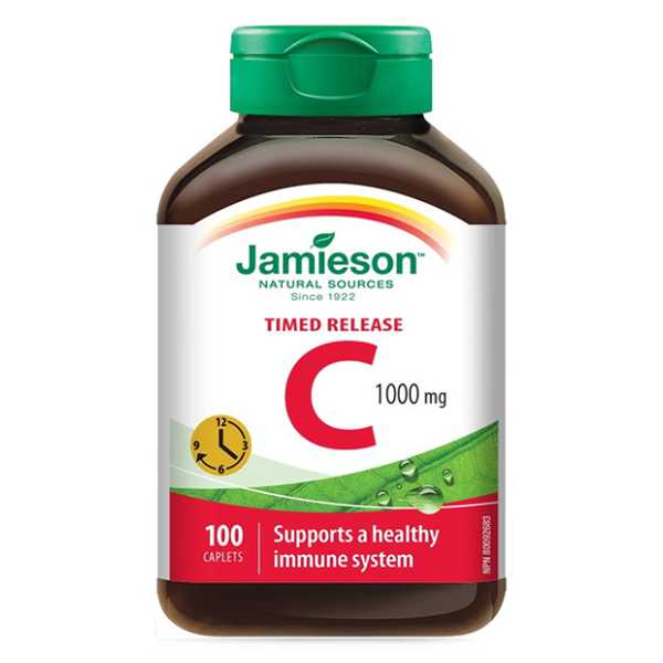 Jamieson Vitamin C 1000 Mg, 100 Tablet