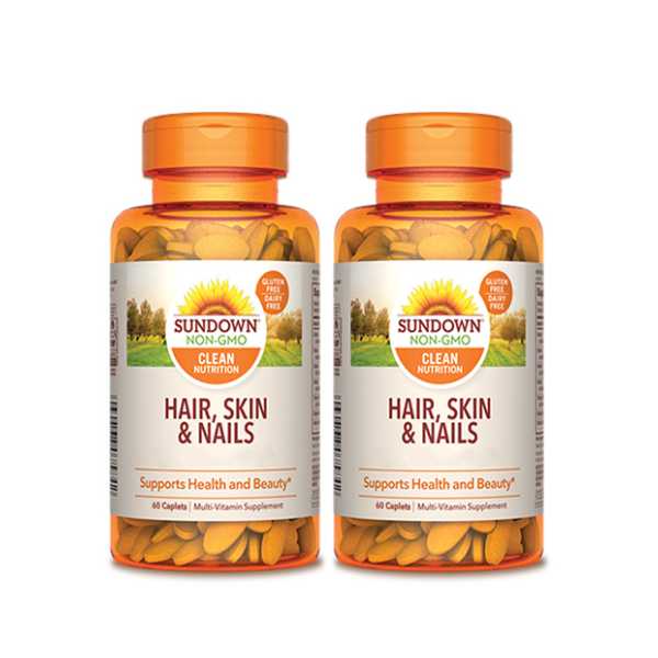 Sundown Hair Skin And Nail 60 Tablet Offer 2 Pieces