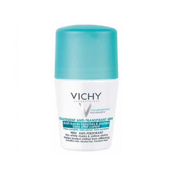 Vichy Anti Perspirant No White Mark Roll On Deodorant 50Ml