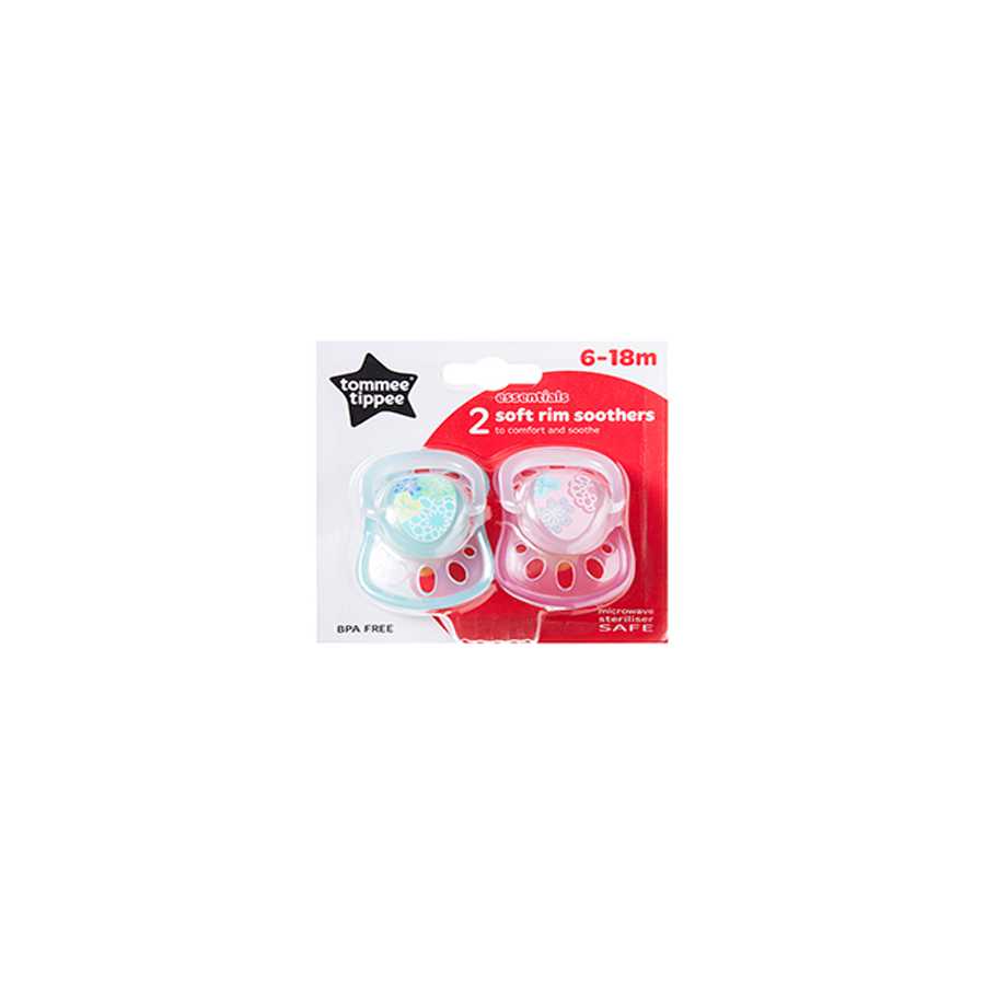 Tommee tippee soft rim soothers top