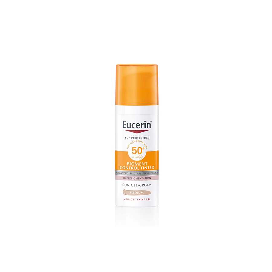 Eucerin Sun Gel-Cream Pigment Control Tinted Medium SPF50+ (50ML)