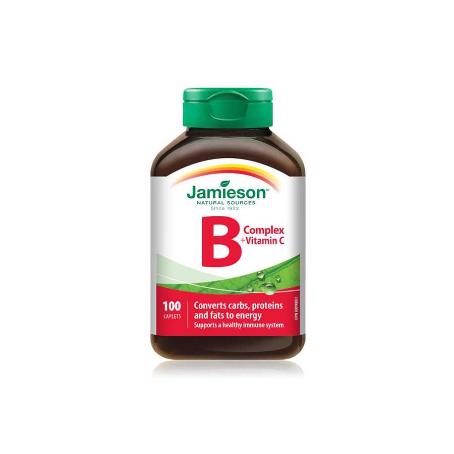 Jamieson Vitamin B Complex + Vitamin C 100Cap