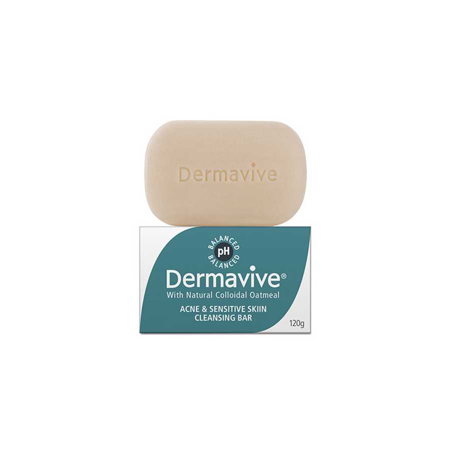 Dermavive Acne Sensitive Skin Cleansing Bar 120 Gram