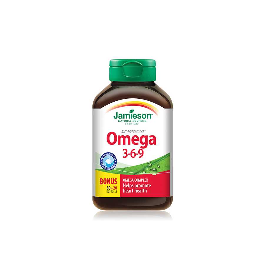 Jamieson Omega 3-6-9, 100 Capsule