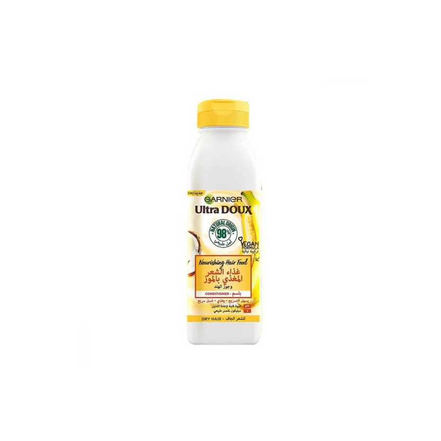 GARNIER ULTRA DOUX HAIR FOOD BANANA &amp; SHEA CONDITIONER 350ML