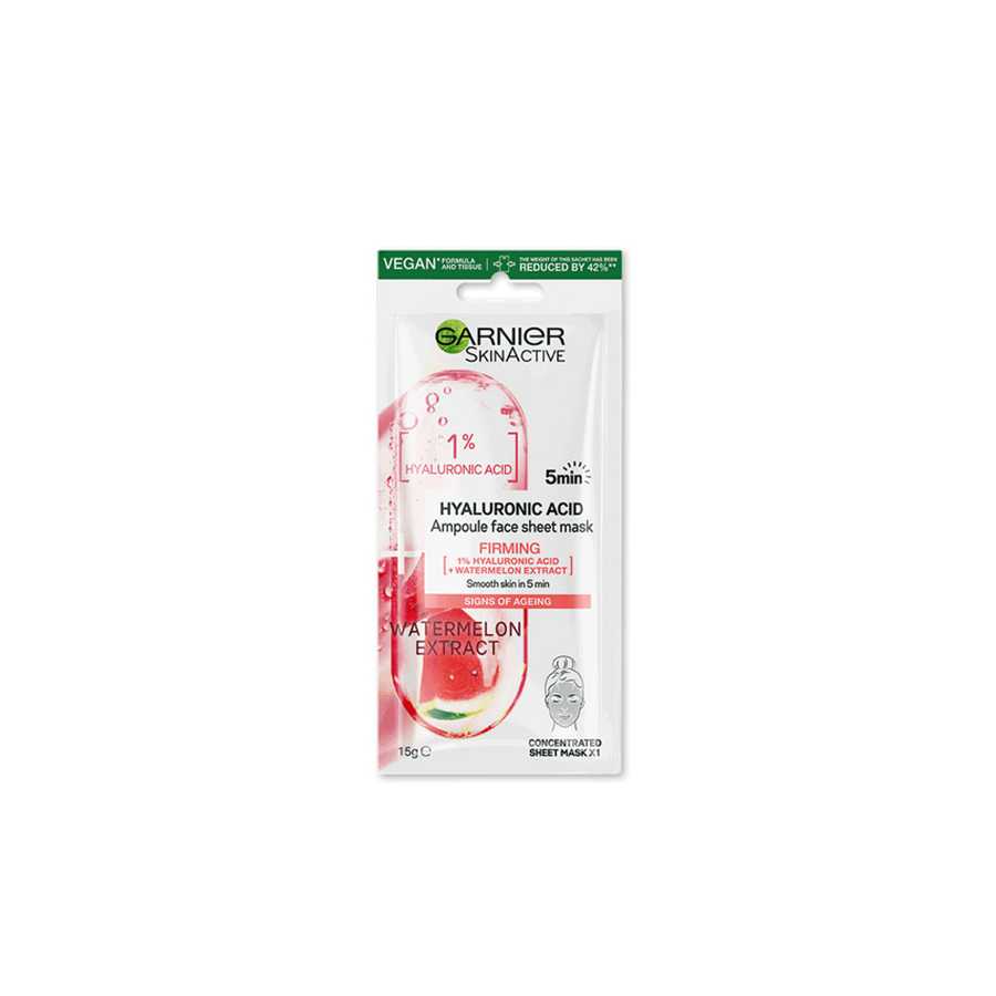 Garnier Hyaluronic Acid Watermelon Face Mask 15G
