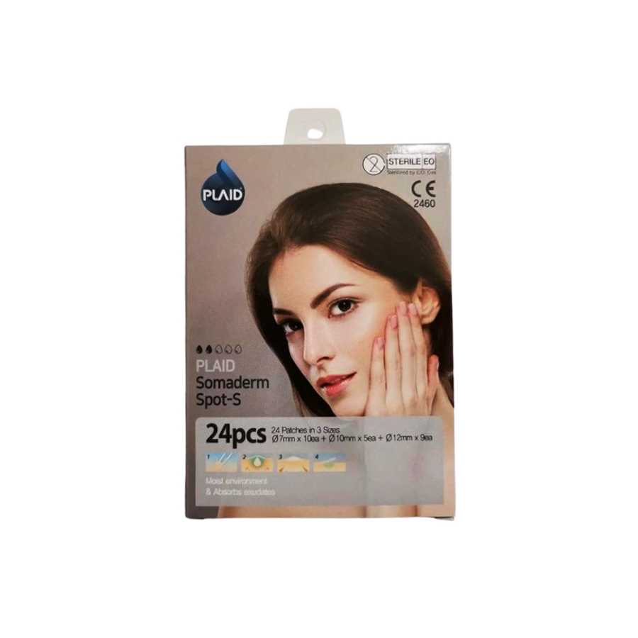 Plaid Somaderm Spot-S Patch 24PCS