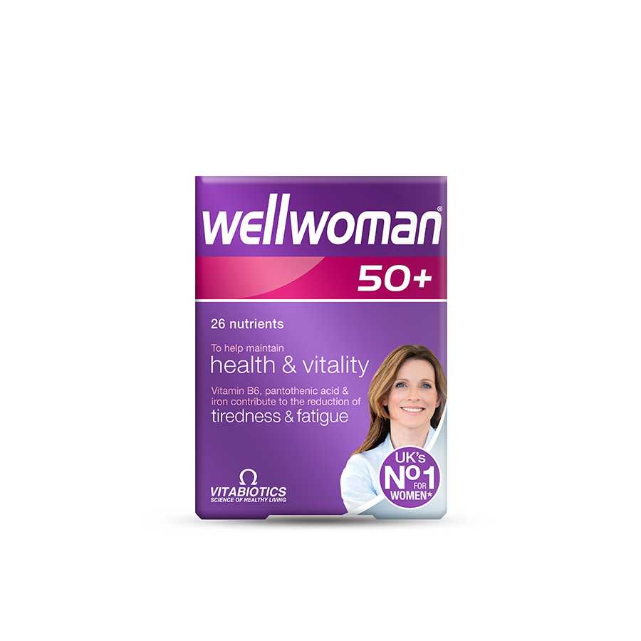 Vitabiotics Wellwoman 50+ ,30Tab