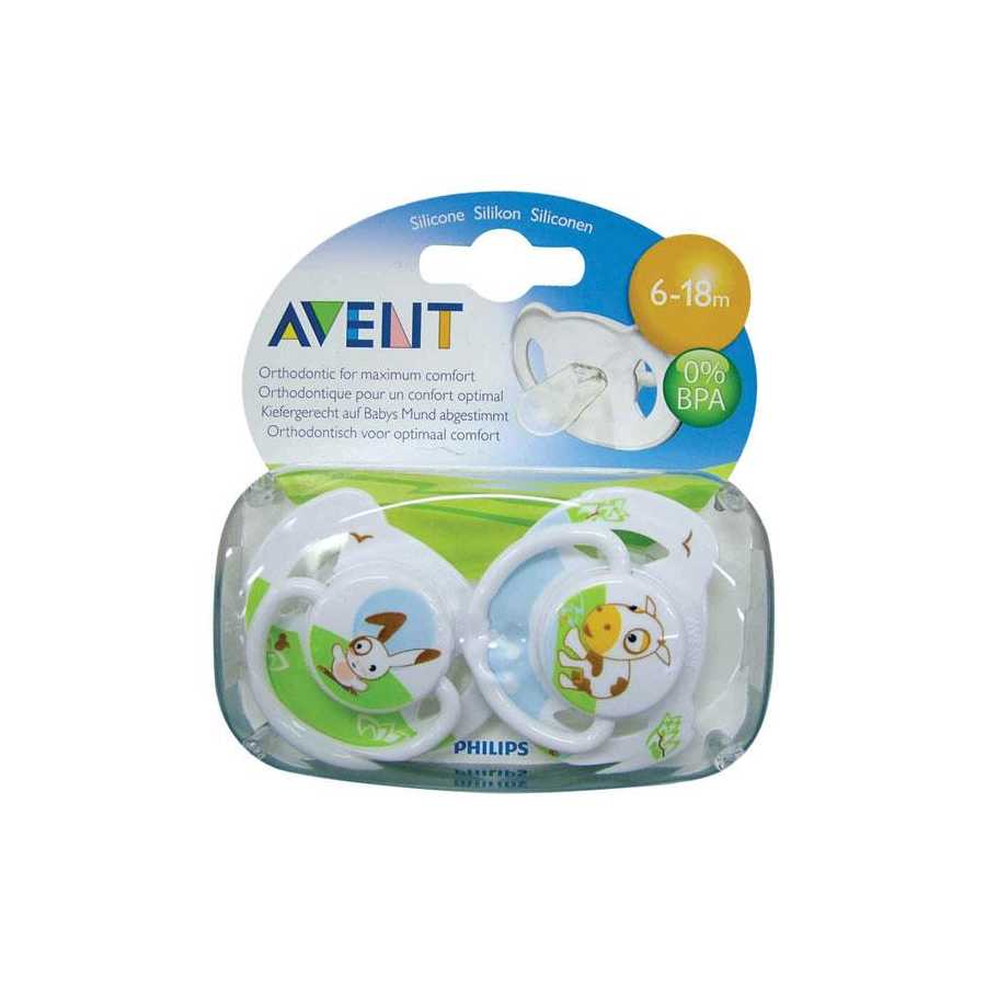 Avent Soother Orthodontic Animal 6-18M