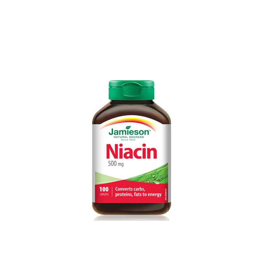 Jamieson Niacin 500Mg 100Cap