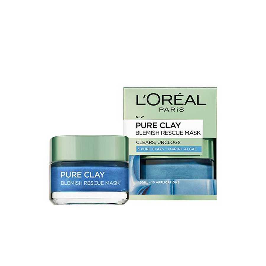 Loreal Blemish Rescue Face Blue Mask 50ML