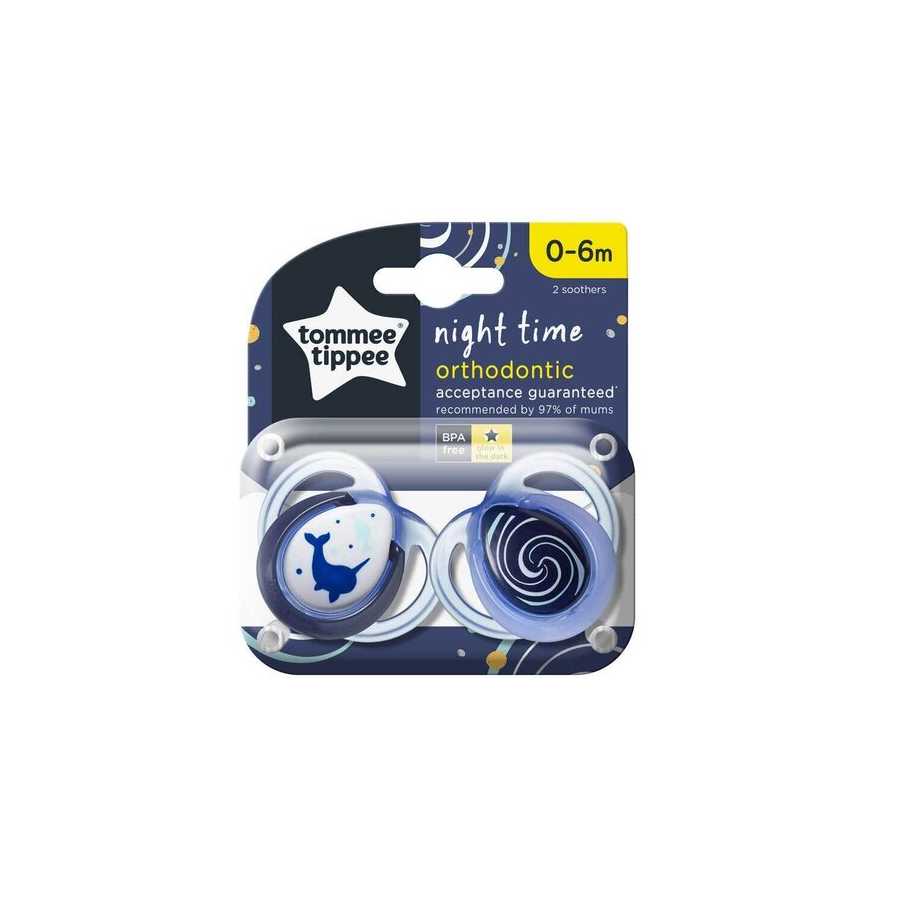 Tommee-Tippee-Soother-Night-Time-0-6-2Pcs