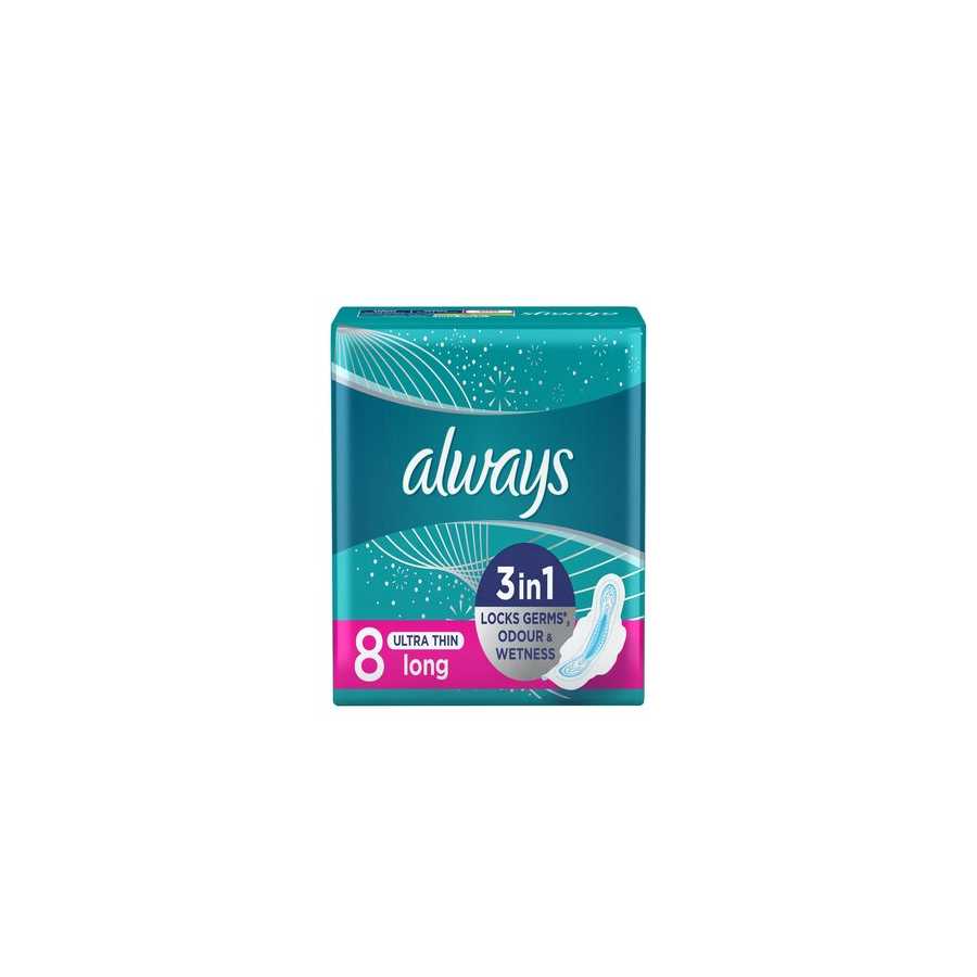Always Ultra Thin Long 8 Pads