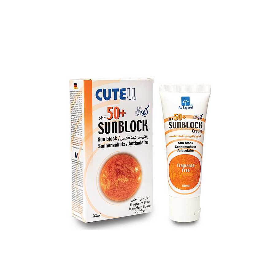 Cutell Sunblock Spf50+, 50Ml