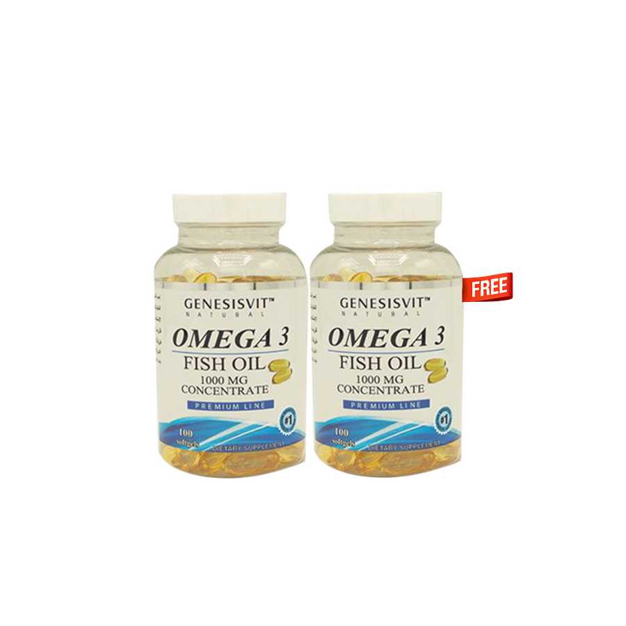 Genesisvit Omega 3, 100 Softgel Capsule Offer 1+1