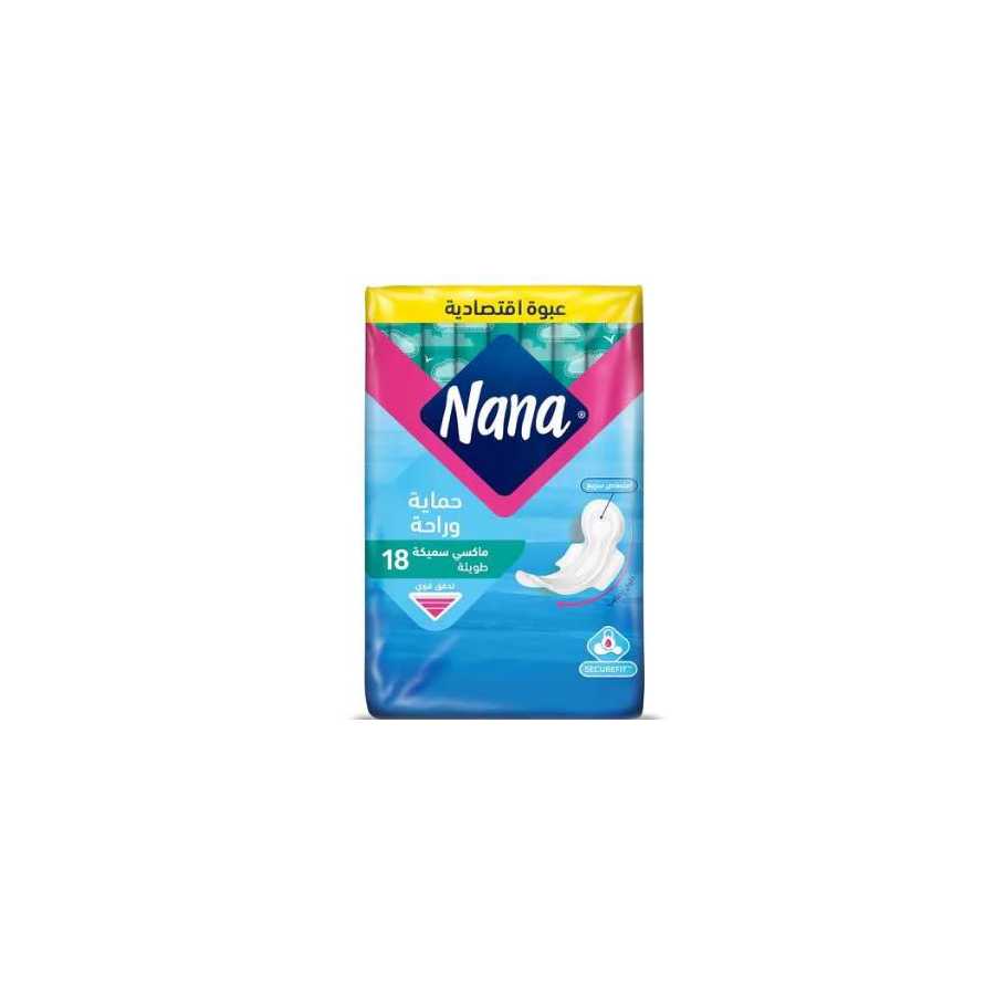 Nana Maxi Economy Pack 18 Long Pads