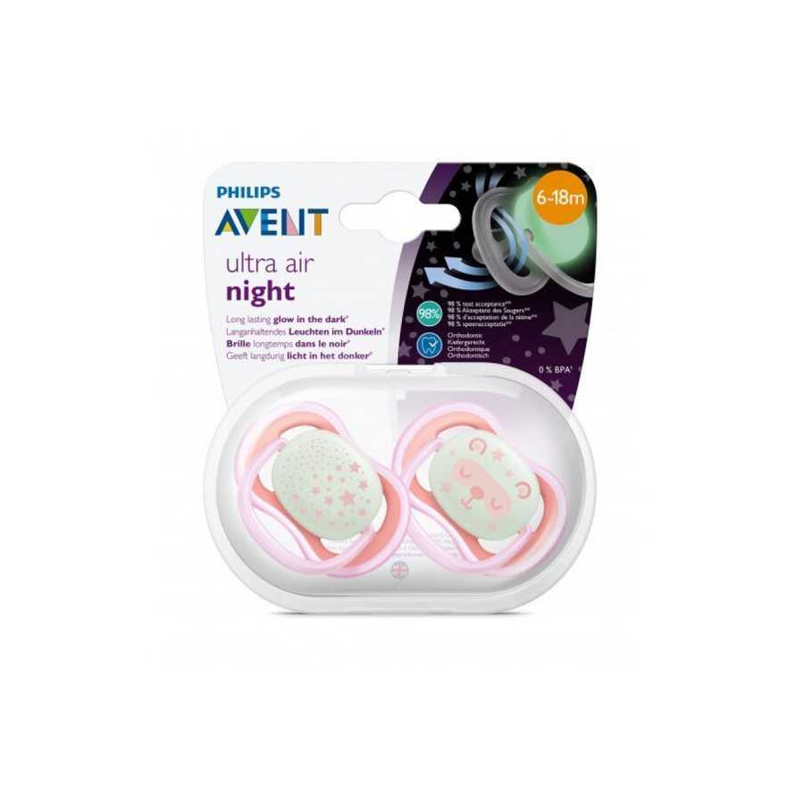 Avent Soother Ultra Air Night 6-18M