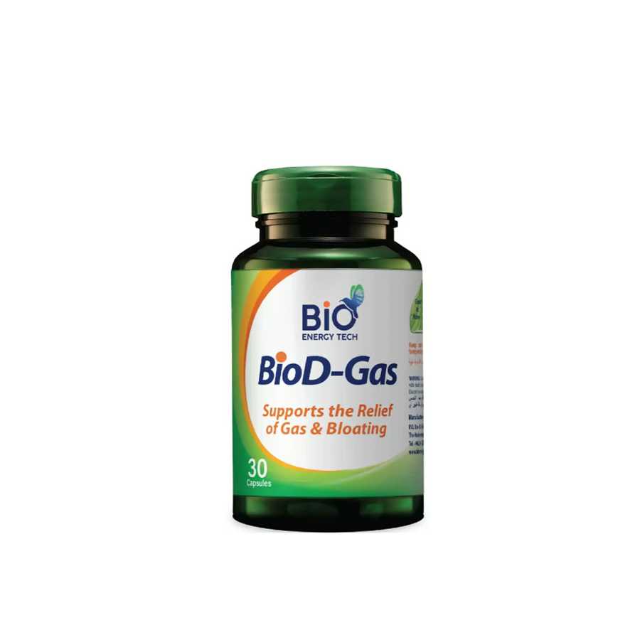 Bio Energy Tech D-Gas For Gas And Bloating 30Cap