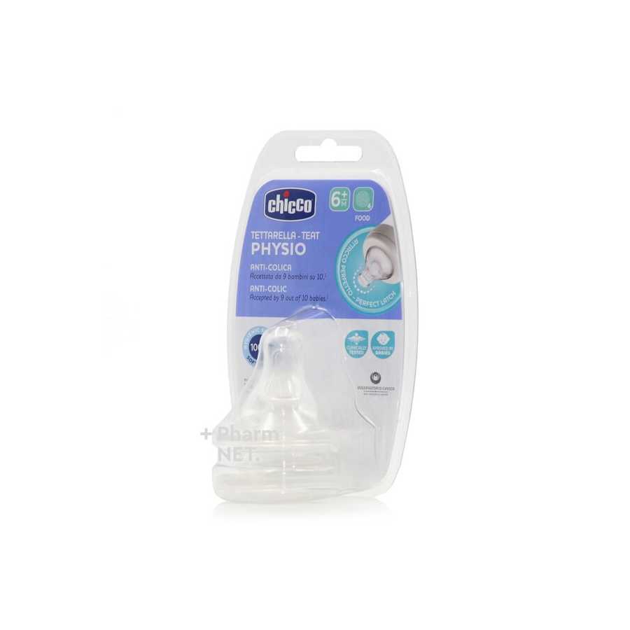Chicco Physio Teat 6M+ 2Pcs