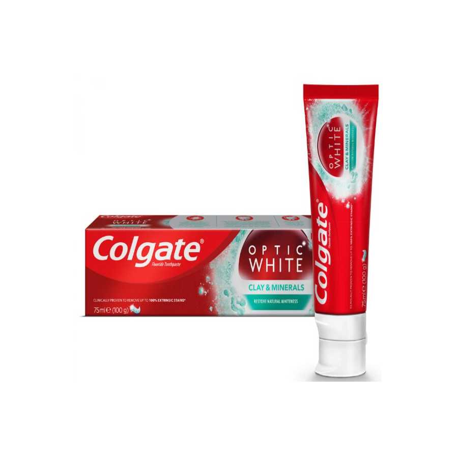 Colgate Optic White Clay&amp;Mineral Toothpaste 75ML