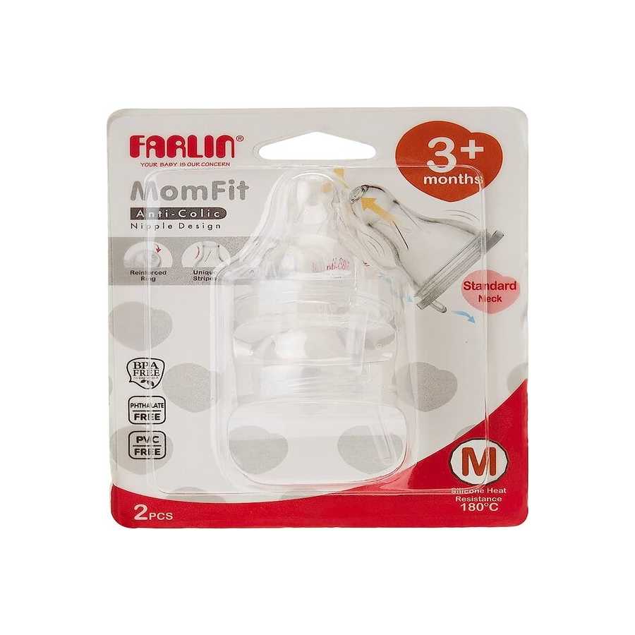 Farlin Nipple Anti Colic 6M+ 1Pcs
