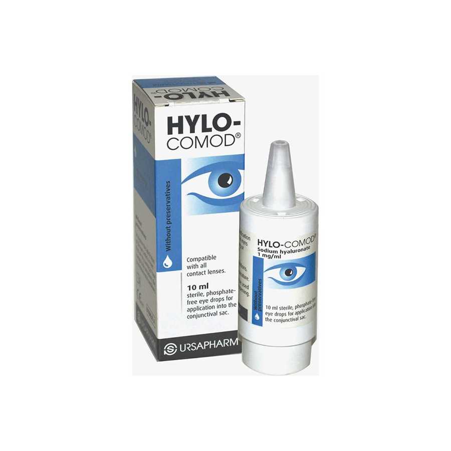 Hylo-Comod Lubricant Eye Drops 10Ml