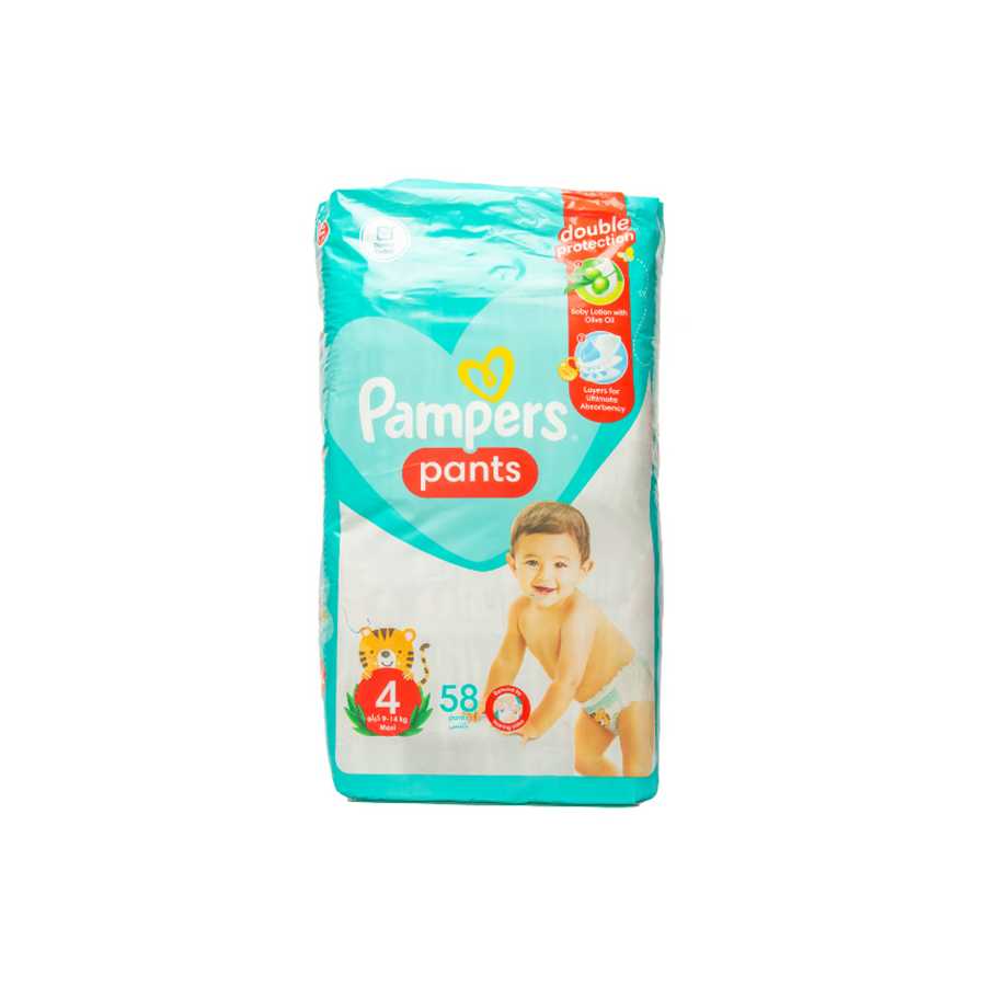 Pampers Baby Pants Size 4 (9-14 kg) 58 Pants