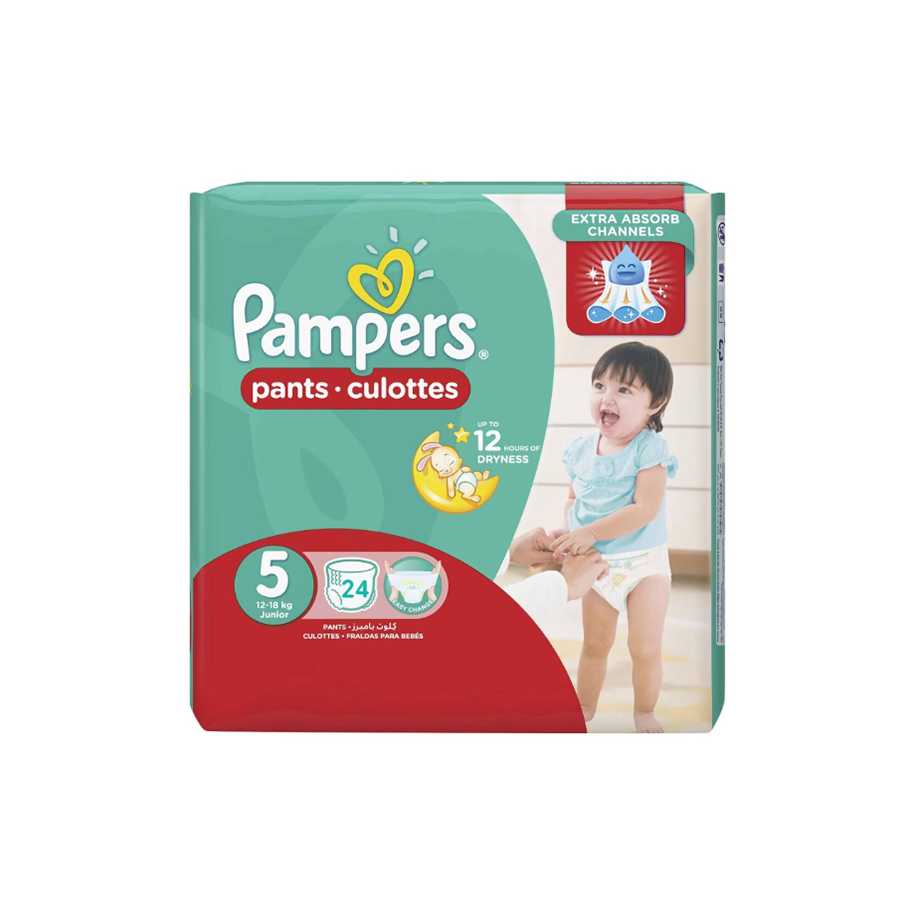Pampers Baby Pants Size 5 (12-18 kg) 24 Pants