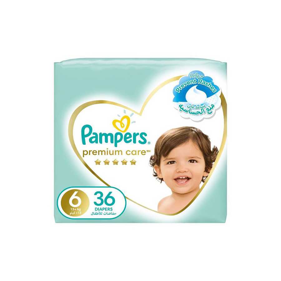 Pampers Premium Care Size 6 (13+ kg) 36 Diapers