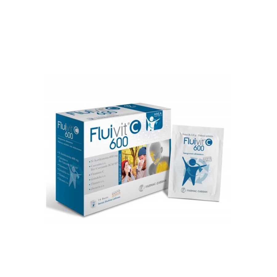 Fluivit C 600 Food Supplement 14 Sachets