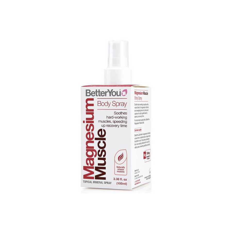 BetterYou Magnesium Muscle Body Spray 100ML