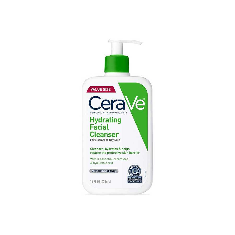 Cerave Hydrating Facial Cleanser For Dry Skin 473ML