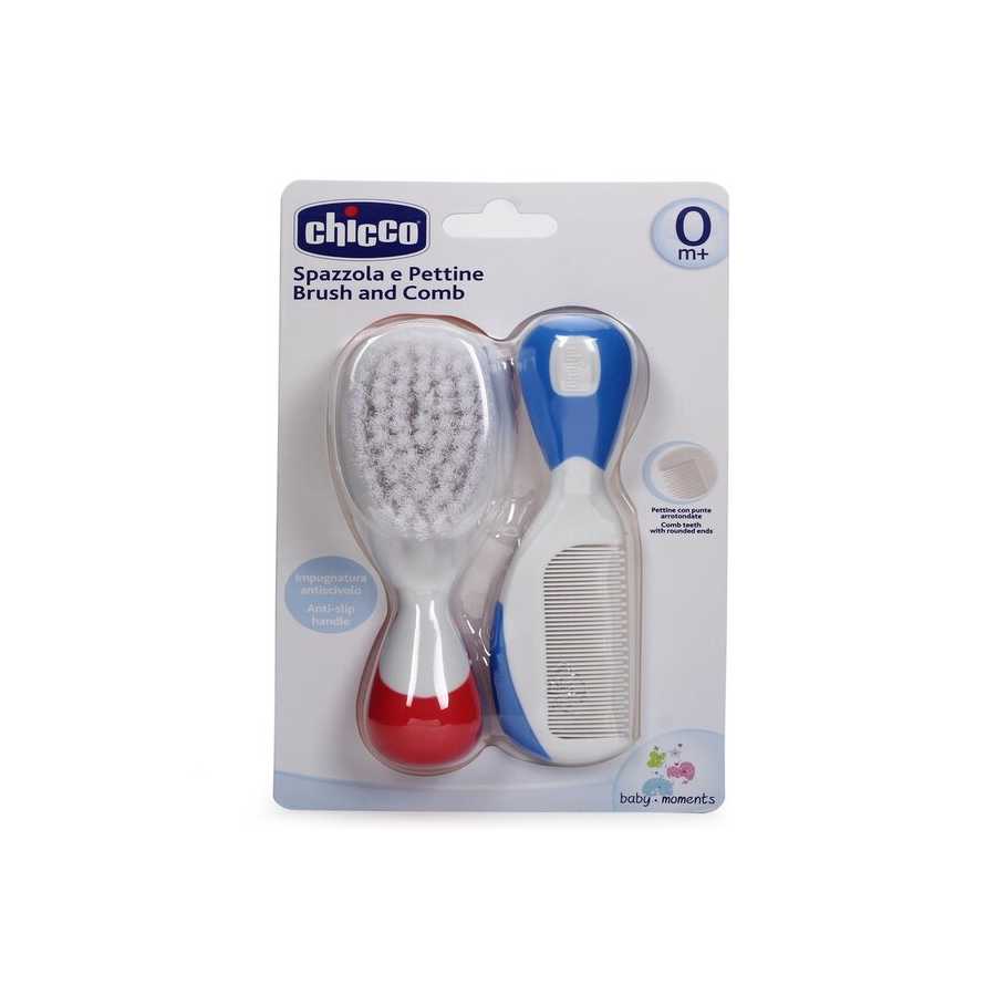 Chicco Baby Brush &amp; Comb Blue