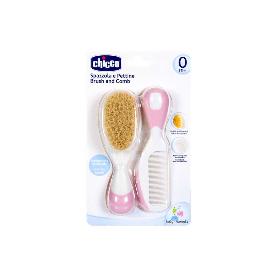 Chicco Brush And Comb Pink