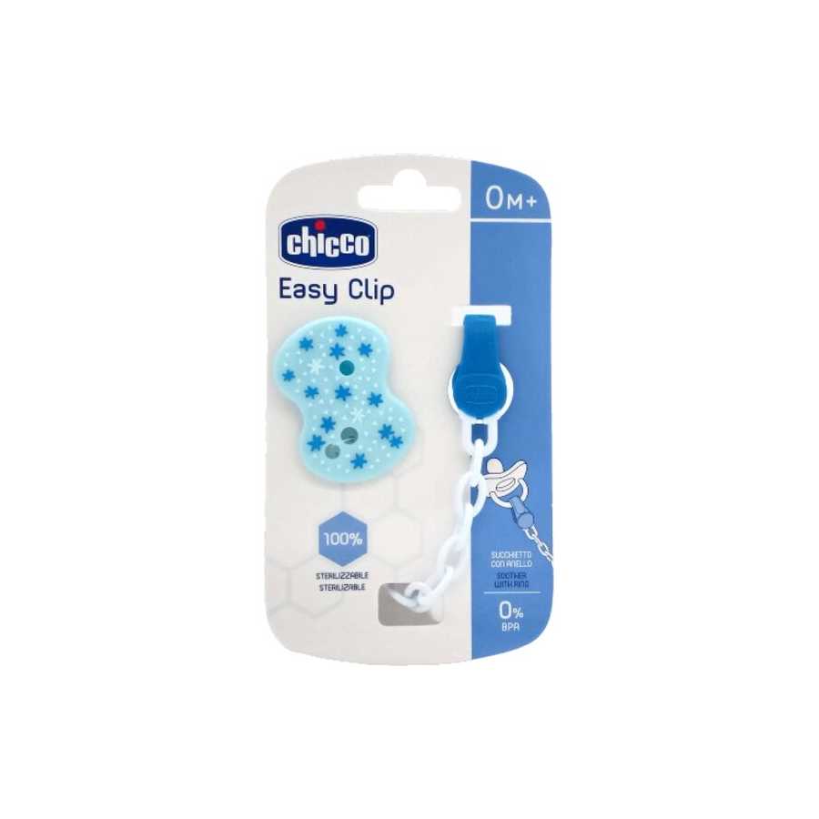 Chicco Clip With Chain Blue 0M+