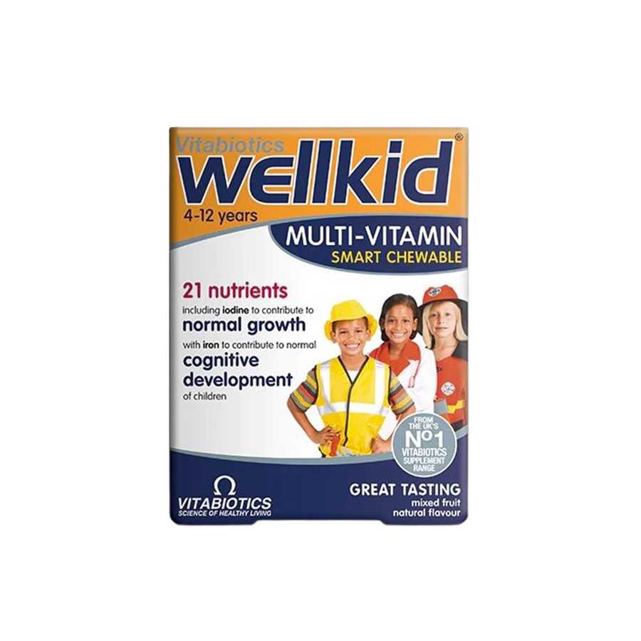 Wellkid Multi-Vitamin Smart 30 Chewable Tablets