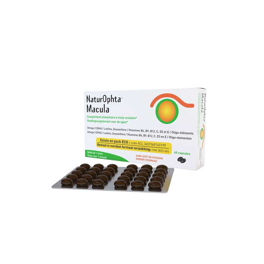 Naturophta Macula (Supplement For Eye Health) 60 Capsules