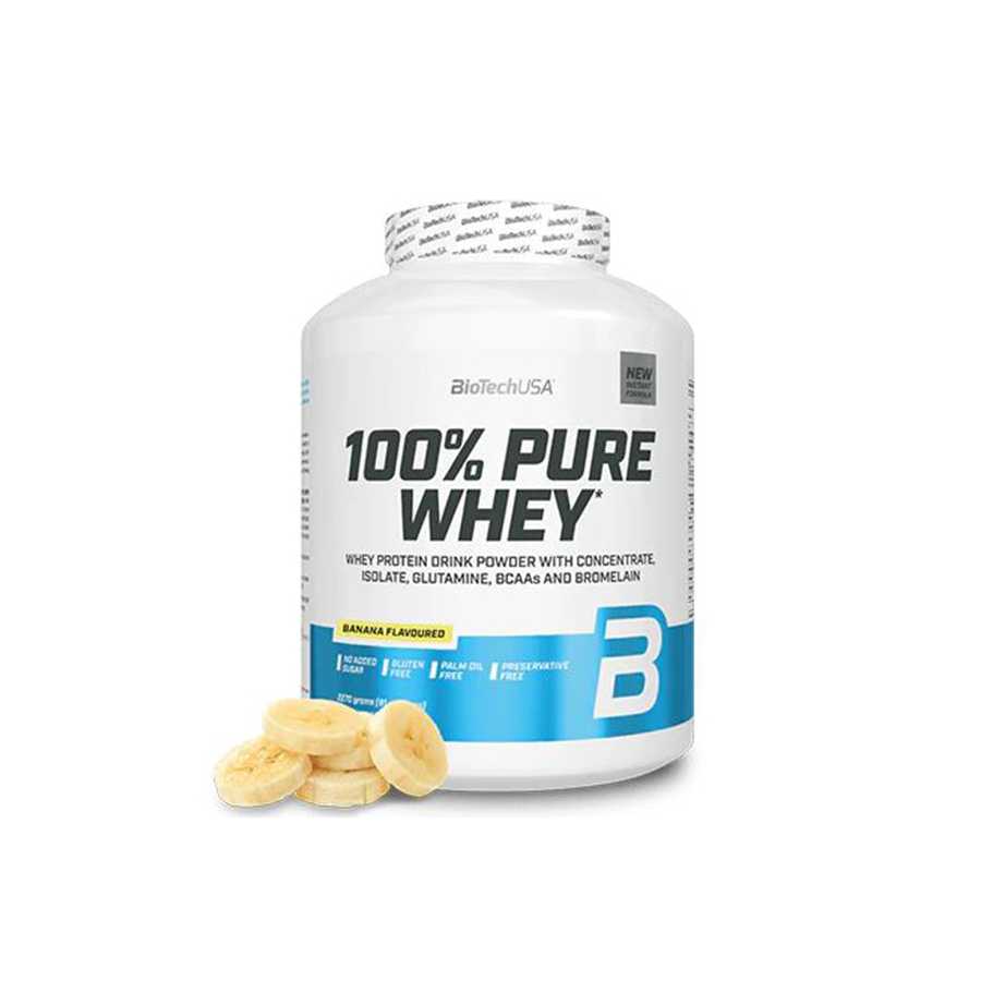 Biotech USA 100% Pure Whey Protein Banana 2270 Gram