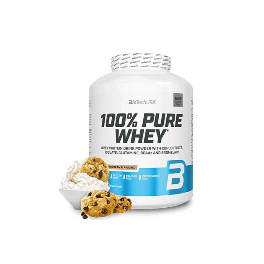 Biotech USA 100% Pure Whey Protein Cookies &amp; Cream 2270 Gram