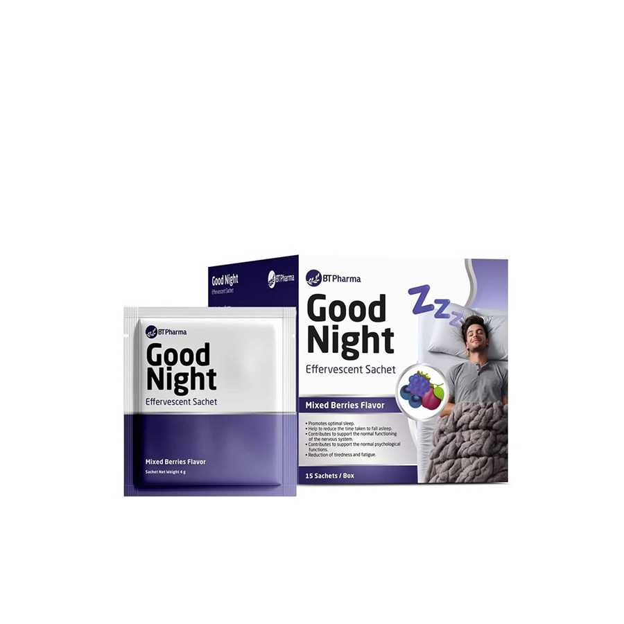 Bt Pharma Good Night 15 Effervescent Sachets