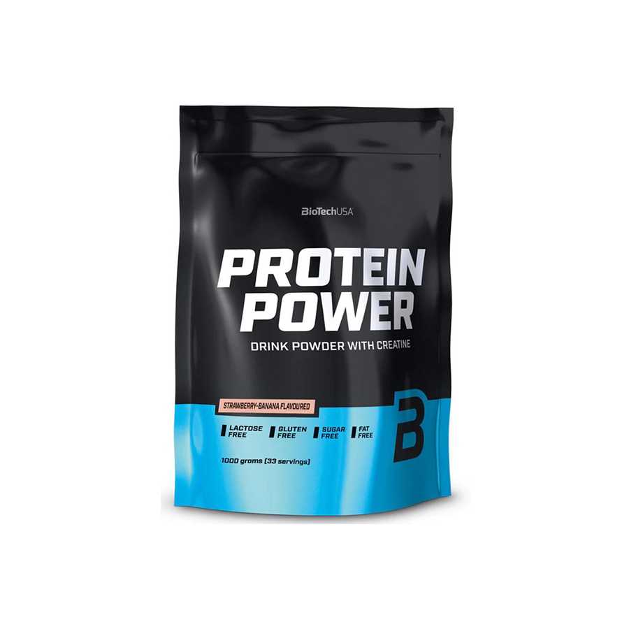 Biotech USA Protein Power Strawberry Banana 1000 Gram