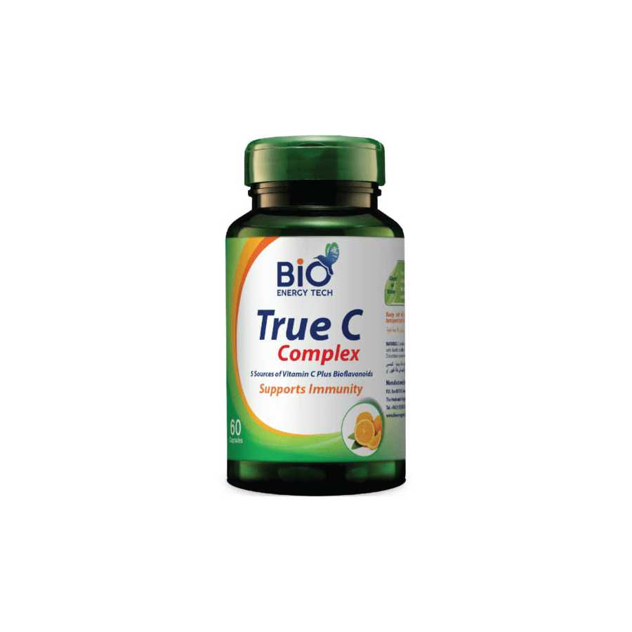 Bio Energy Tech True C Complex 500Mg 60 Capsules